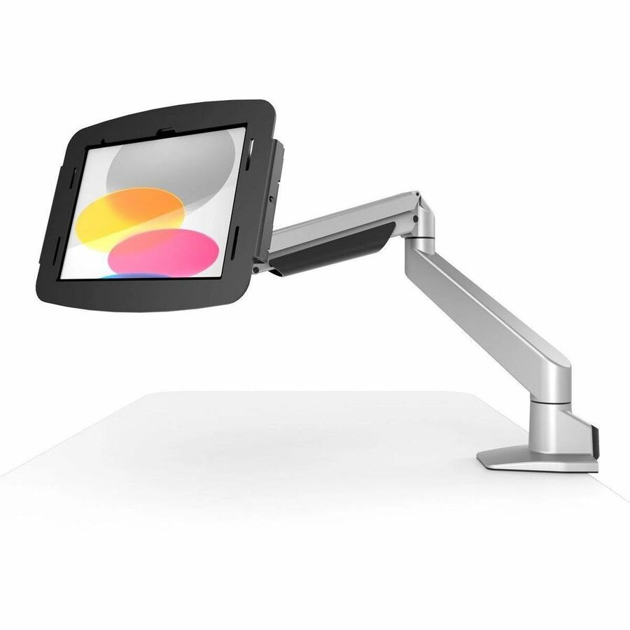 Compulocks Mounting Arm for Tablet, Enclosure - Silver, Black 660REACH105GA8SBH01