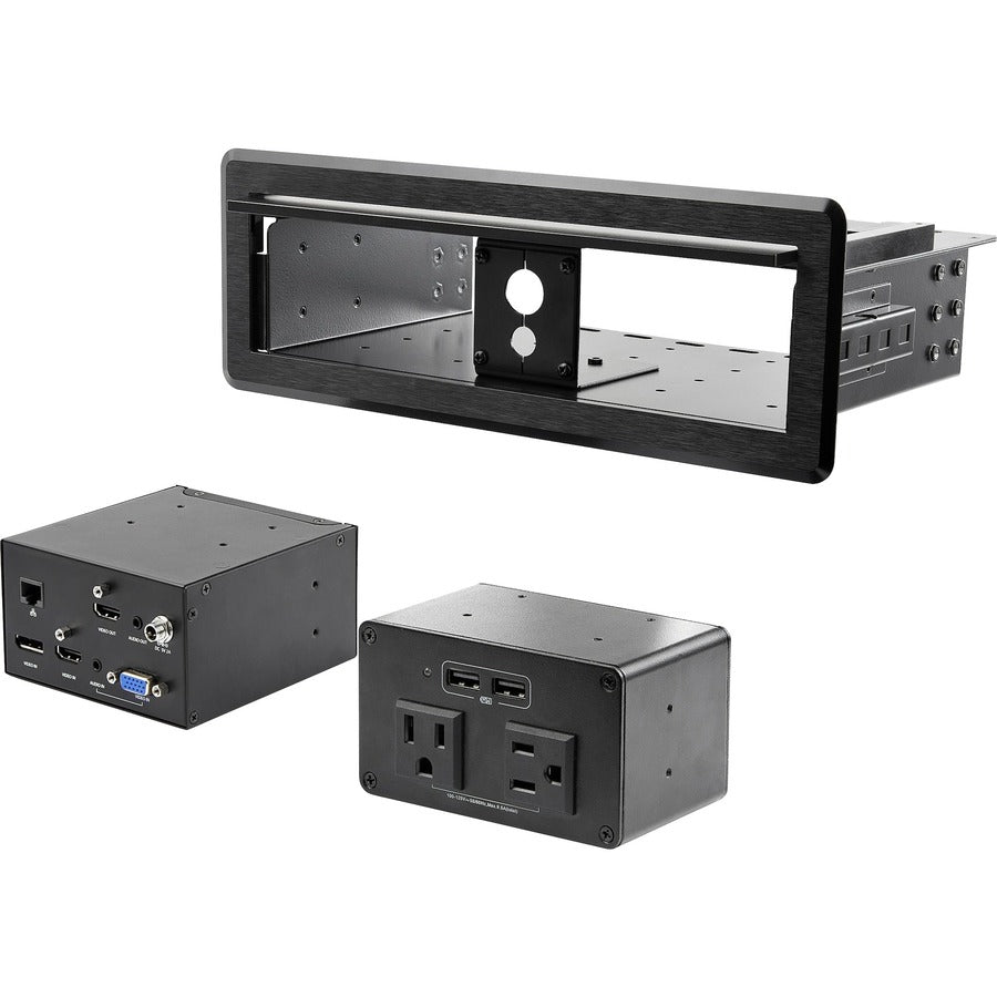 Conference Table Box for AV Connectivity & Power/Charging KITBXAVHDPNA