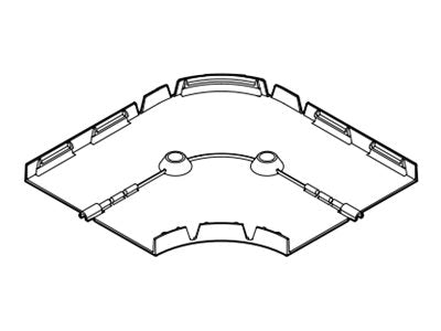 Connectrac - Cable raceway corner adapter set - 90� CT.XP-AC-C90