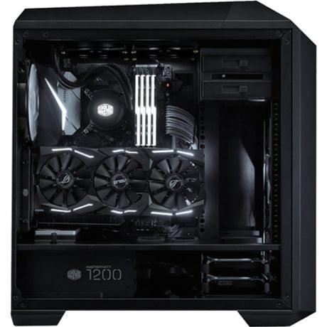 Cooler Master Masterliquid Lite 240 Aio Cpu Liquid Cooler, White Led Pump, Fep Tubing, Dual 120Mm Air Balance Mf, Dual Dissipation Technology