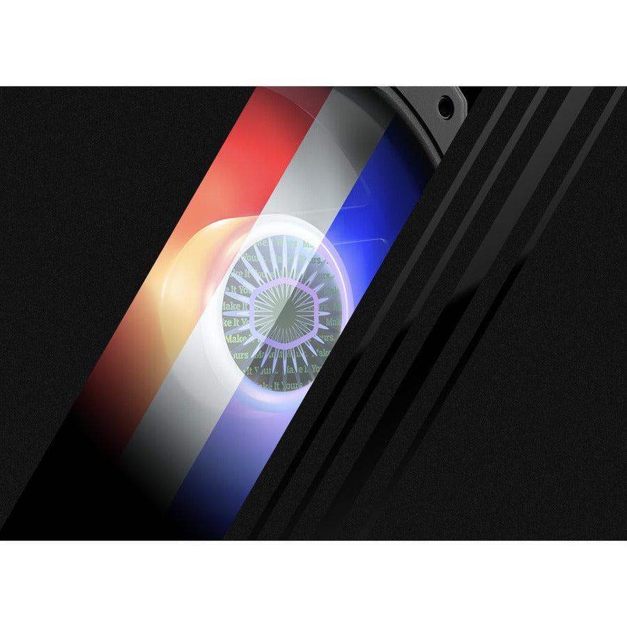 Cooler Master Sickleflow 120 V2 Red Led Square Frame Fan With Air Balance Curve Blade Design, Sealed