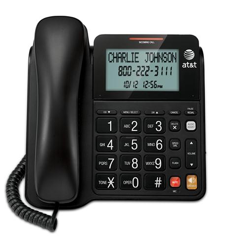 Corded Speakerphone with Display - BLACK ATT-CL2940