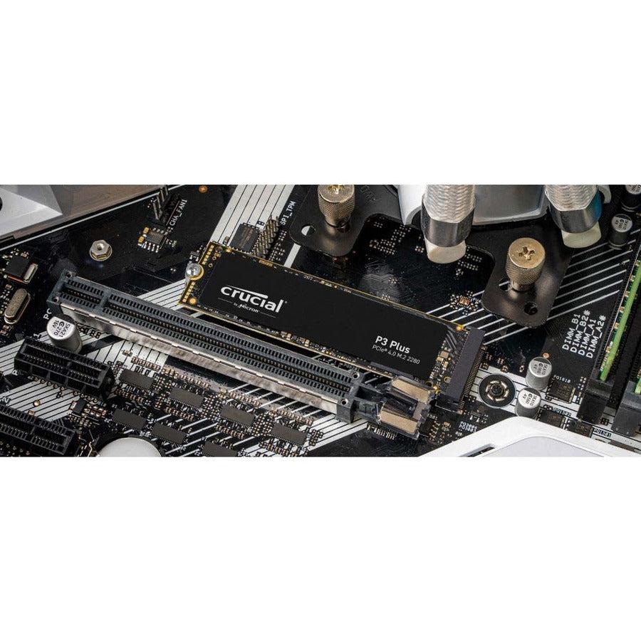 Crucial P3 Plus CT1000P3PSSD8 1 TB Solid State Drive - M.2 2280 Internal - PCI Express NVMe (PCI Express NVMe 4.0 x4)