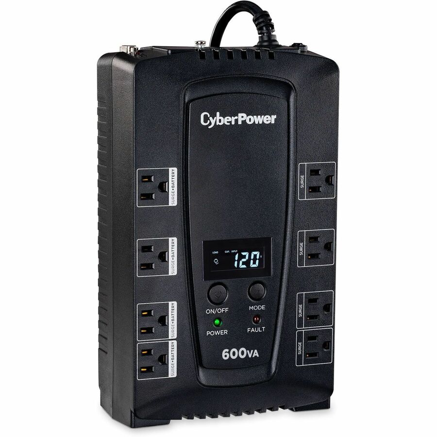 Cyberpower Cp600Lcd Uninterruptible Power Supply (Ups) Standby (Offline) 0.6 Kva 340 W