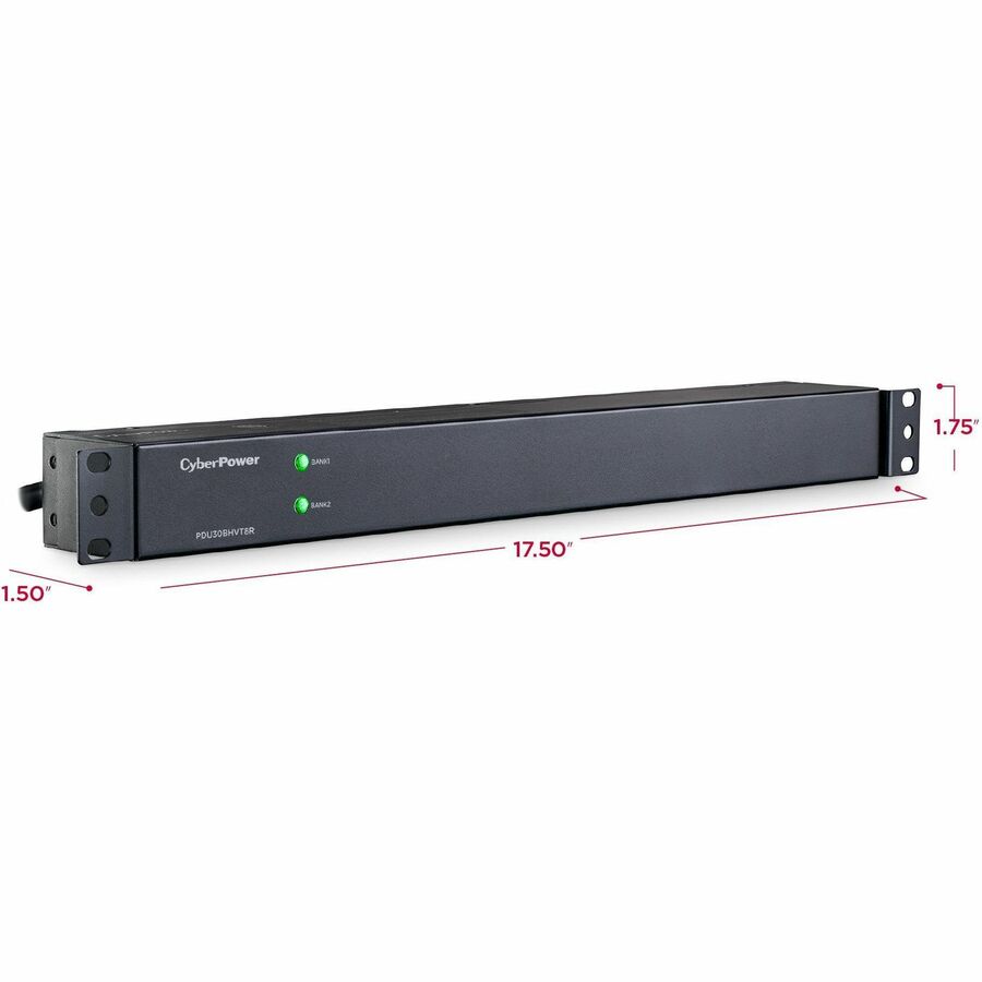 Cyberpower Pdu30Bhvt8R Power Distribution Unit (Pdu) 8 Ac Outlet(S) 1U Black