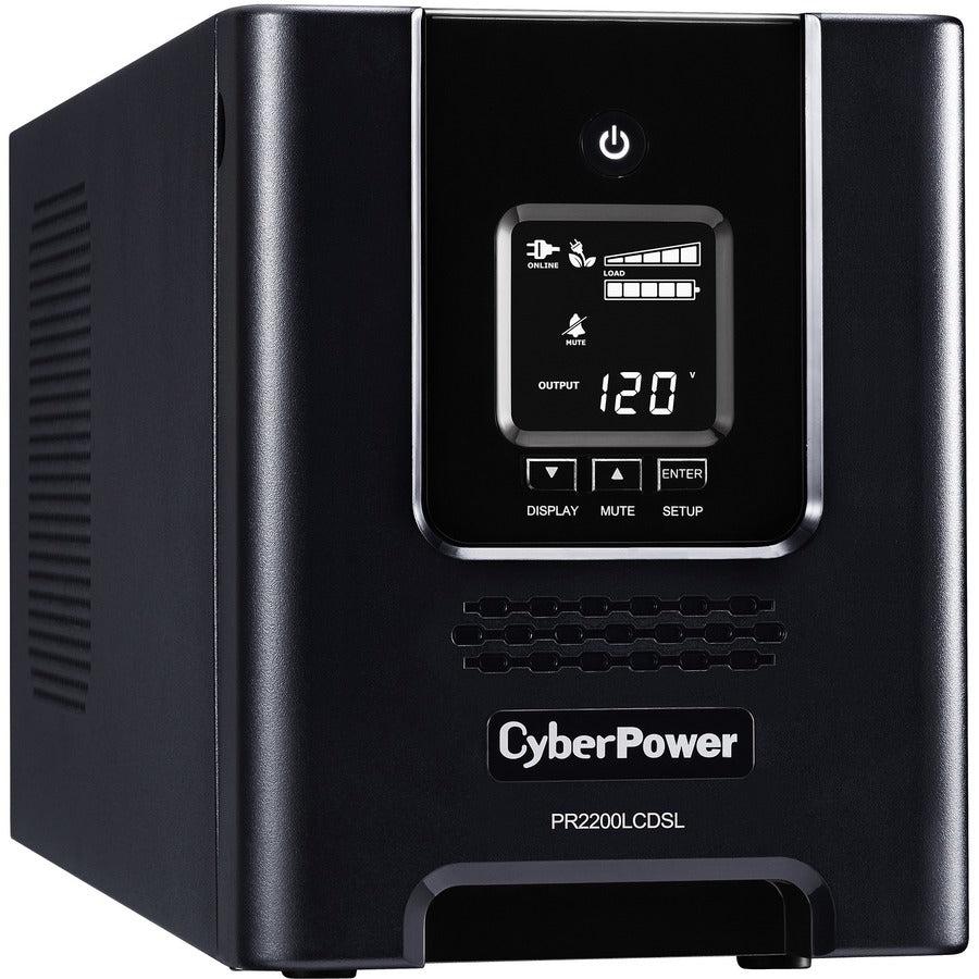 Cyberpower Pr2200Lcdsl Uninterruptible Power Supply (Ups) Line-Interactive 2.07 Kva 1980 W 7 Ac Outlet(S)