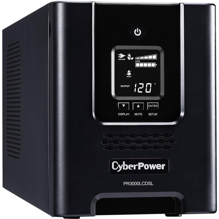 Cyberpower Pr3000Lcdsl Uninterruptible Power Supply (Ups) Line-Interactive 3 Kva 2700 W 7 Ac Outlet(S)