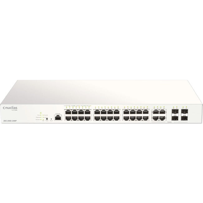 D-Link 28-Port Nuclias Cloud-Managed PoE Switch DBS-2000-28MP