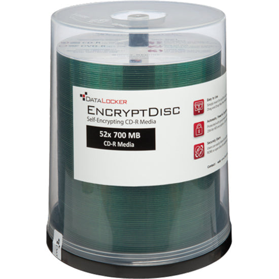 Datalocker Encryptdisc Dvd-R 100 Pack Self-Encrypting Optical Media