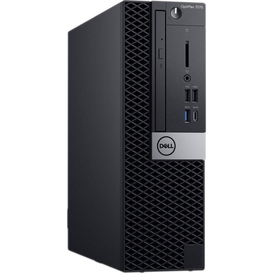 Dell-IMSourcing OptiPlex 7000 7070 Desktop Computer - Intel Core i7 9th Gen i7-9700 3 GHz - 16 GB RAM DDR4 SDRAM - 256 GB SSD - Small Form Factor