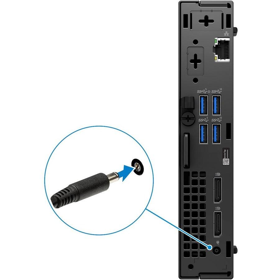 Dell OptiPlex 7000 Desktop Computer - Intel Core i7 12th Gen i7-12700 Dodeca-core (12 Core) 2.10 GHz - 16 GB RAM DDR5 SDRAM - 512 GB M.2 PCI Express NVMe 4.0 x4 SSD - Black - Refurbished