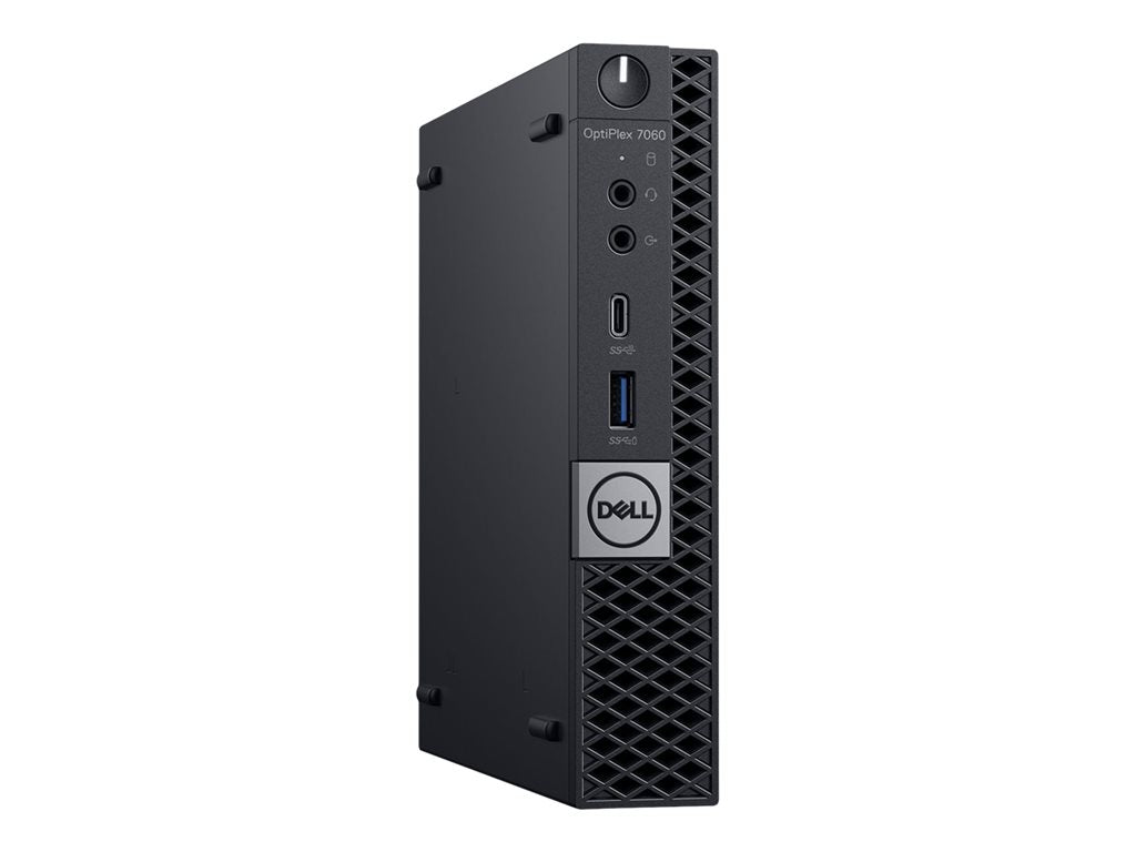 Dell OptiPlex 7060 - Micro - Core i7 8700T / up to 4 GHz - vPro - RAM 16 GB - SSD 500 GB - NVMe - UHD Graphics 630 -