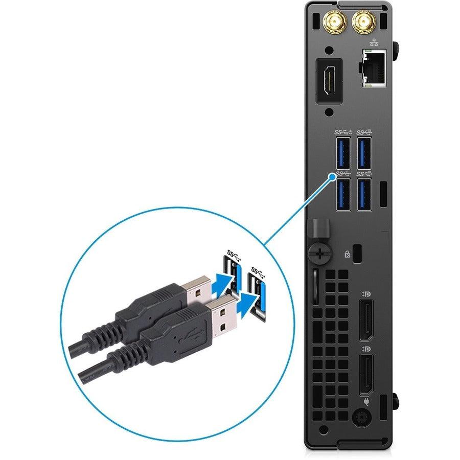 Dell Optiplex 7090 Ddr4-Sdram I5-11500T Mff Intel® Core™ I5 8 Gb 256 Gb Ssd Windows 10 Pro Mini Pc Black