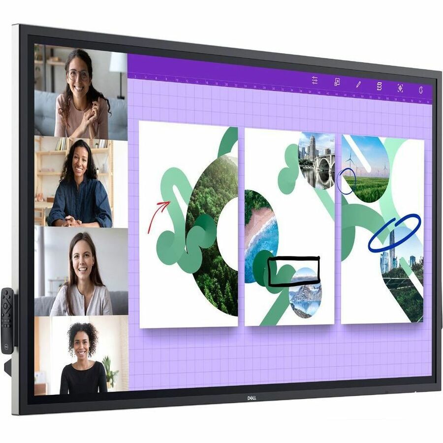 Dell P6524QT Collaboration Display - 65 LCD - InGlass - Touchscreen - 16:9 Aspect Ratio -