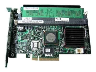 Dell PERC 5/i - Storage controller (RAID) - SAS - RAID 0, 1, 5, 10, 50 - PCIe x8 - refurbished