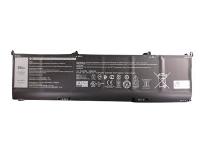 Dell Primary - Notebook battery - lithium ion - 6-cell - 86 Wh - for Alienware M15 R5, M15 R7; Inspiron 16 5620;