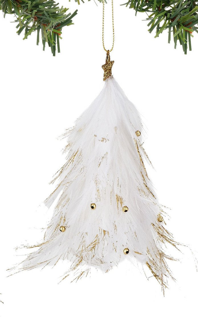 Department 56 Feather Tree Ornament - Red