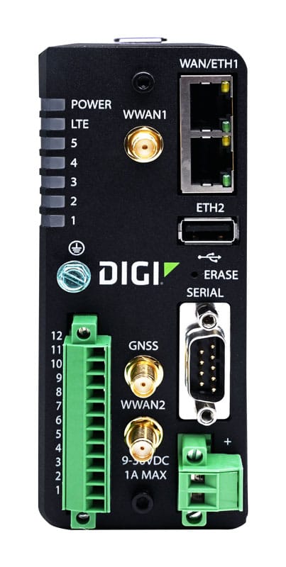 Digi Ix30-Pr - Priority, North America, Lte, Cat-7, Dual Ethernet, Rs-232/422/485, Gnss