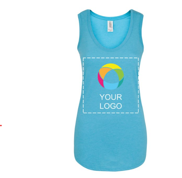 District® Women's Racerback Tank Top | Effortless Style with Heat Transfer Design