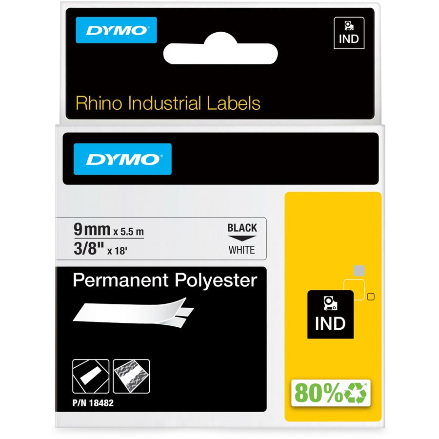 Dymo Rhino Permanent Poly Labels 18482