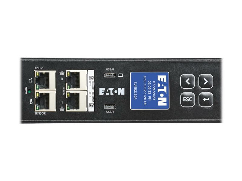 EATON Managed G4 Rack PDU EVMA2130A 0U 39U L21-30 30A 24 Outlets