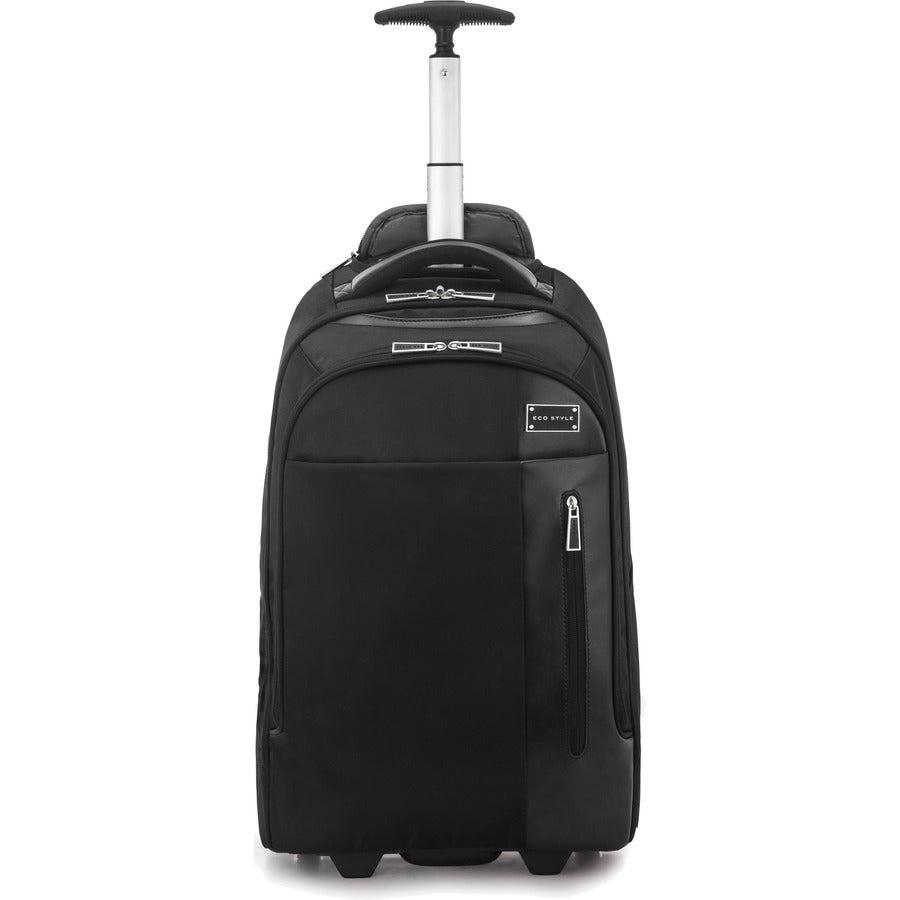 ECO STYLE Tech Exec Carrying Case (Rolling Backpack) for 17.3" Notebook
