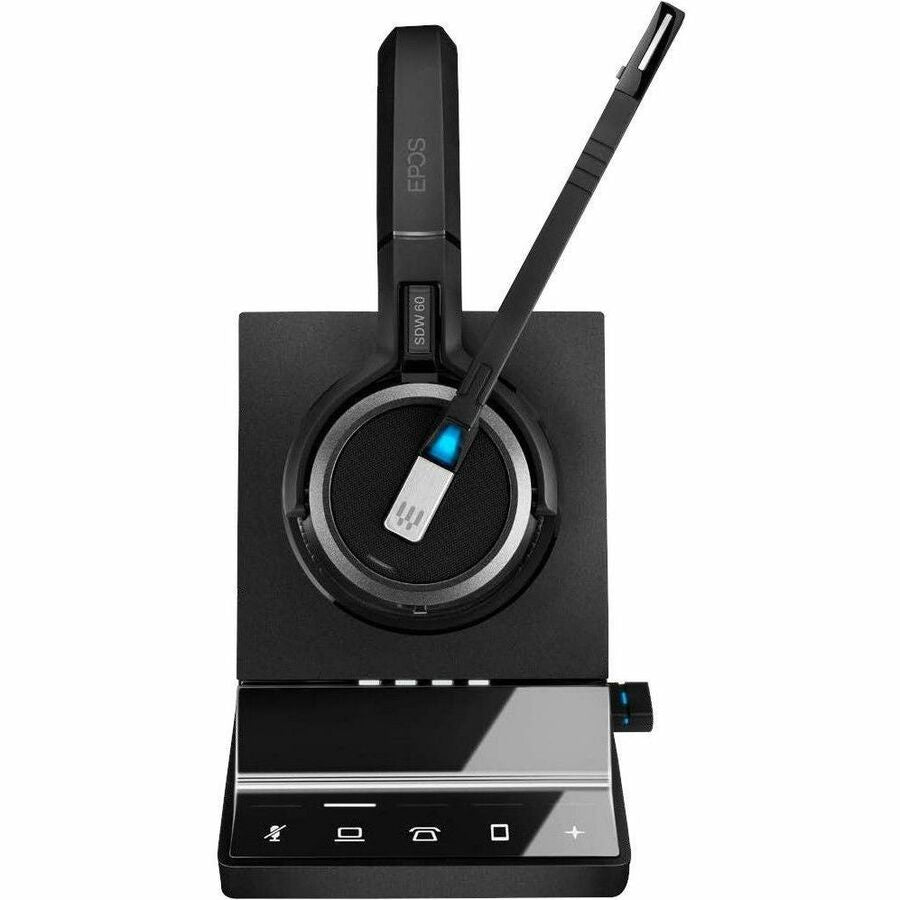 EPOS IMPACT SDW 5063T Headset - Stereo - Wireless - DECT - 590.6 ft - 20 Hz - 20 kHz - On-