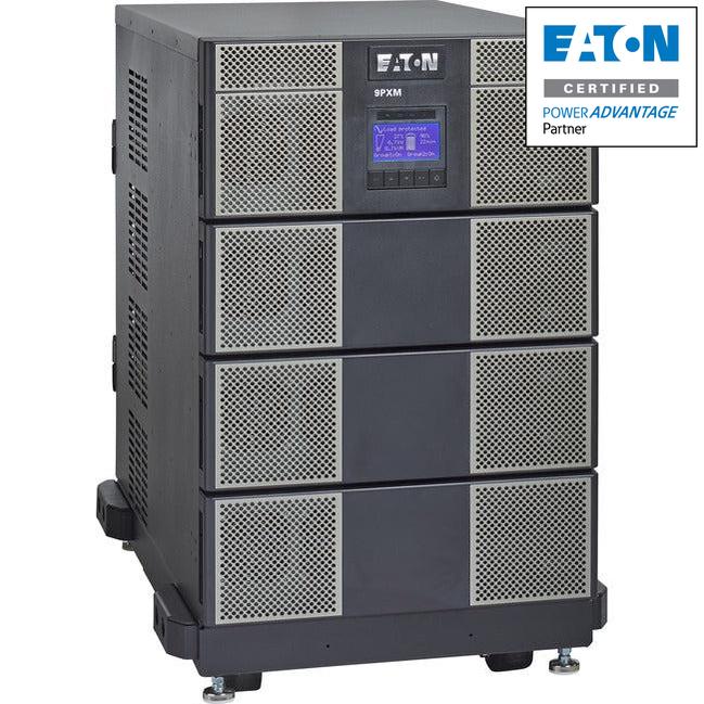 Eaton 9PXM UPS, 12kVA scaleable to 16kVA, Hardwired input, Outputs: (4) 5-20, (2) L6-30, 208-240V, Rack/Tower, 14U 9PXM8S12K-PD