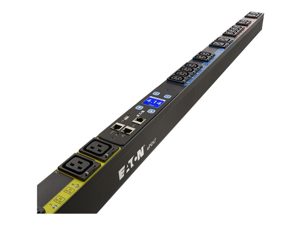 Eaton ePDU G3 Managed - Power distribution unit (rack-mountable) - AC 200-240 V - 5.76 kW - 3-phase - Ethernet 10/100,