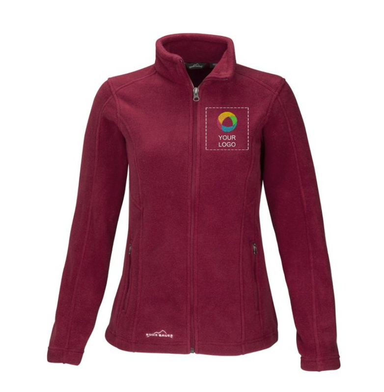 Eddie Bauer® Ladies Full-Zip Fleece Jacket – Cozy Warmth Meets Effortless Everyday Style
