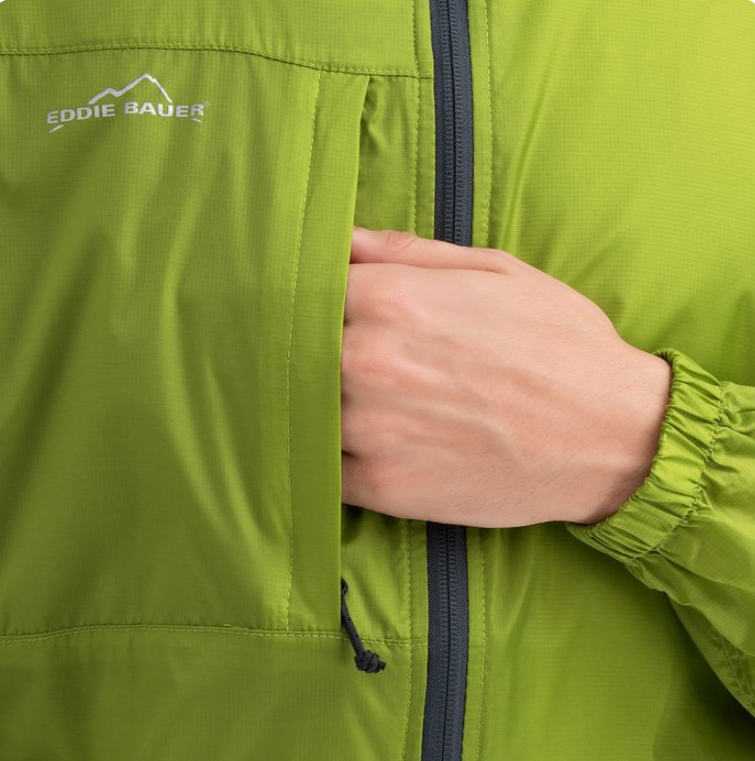 Eddie Bauer® Packable Wind Jacket – Lightweight, Weather-Ready Protection