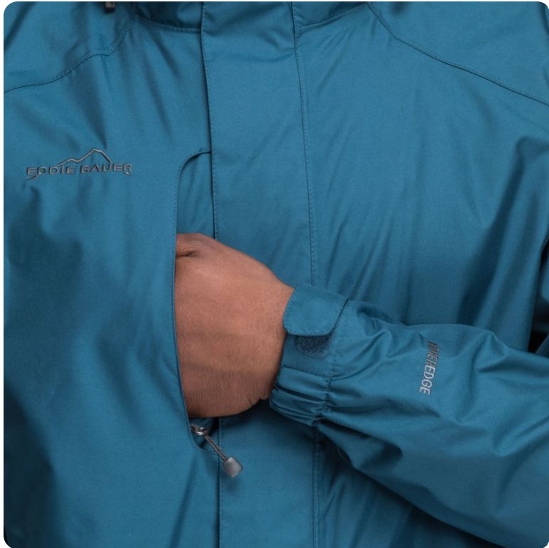 Eddie Bauer® Rain Jacket – Waterproof Protection, Adventure-Ready