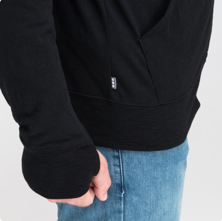 Elevate™ Garner Knit Zip-Up Hoodie – Soft Comfort, Stylish Layering