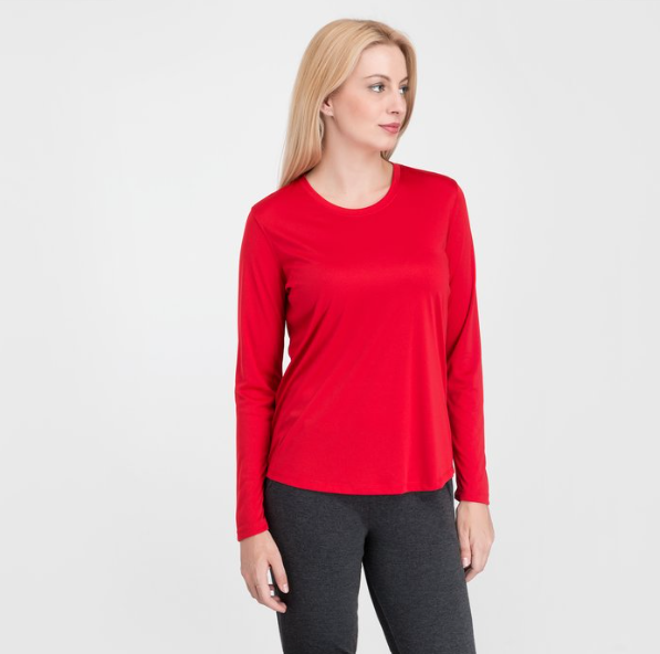 Elevate Women's Parima Long Sleeve Tech Tee – Where Comfort Meets Performance