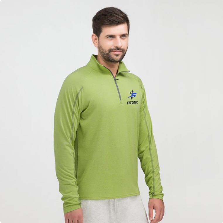 Elevate™ Taza Knit Quarter-Zip Jacket – Sleek Comfort with a Touch of Performance