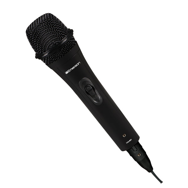 Emerson EAM-9000 Professional Handheld Microphone with Plug Adapter, EAM-9000
