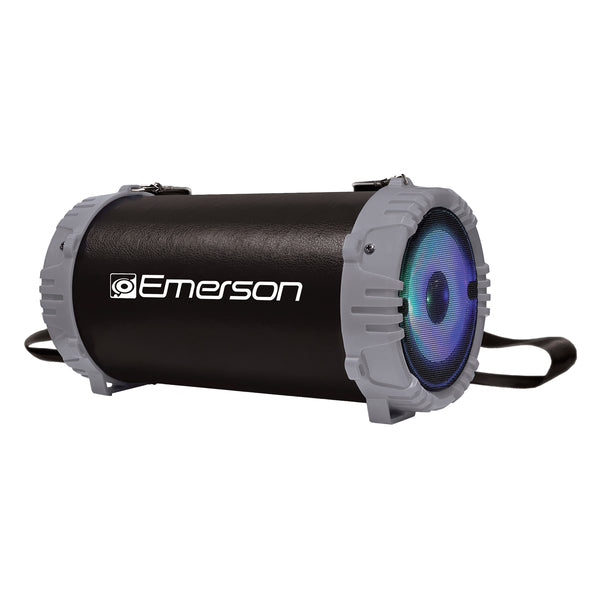 Emerson EAS-3001-GRAY Boomer Impulse Flash Portable Bluetooth Speaker with LED