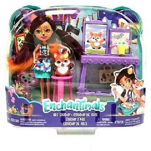 Enchantimals Art Studio Doll Set for Creative Kids 4+