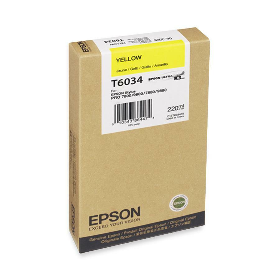 Epson Original Ink Cartridge - Inkjet - Yellow T603400