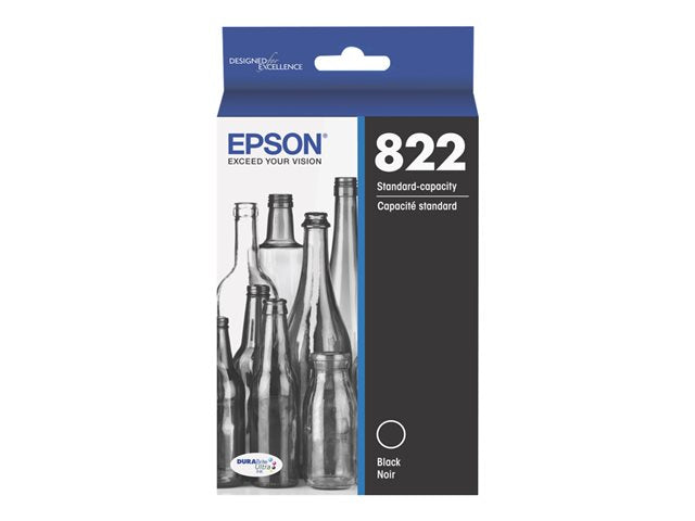 Epson T822 Original Standard Yield Inkjet Ink Cartridge - Black Pack