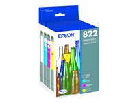 Epson T822 Original Standard Yield Inkjet Ink Cartridge - Combo Pack - CMYK Pack
