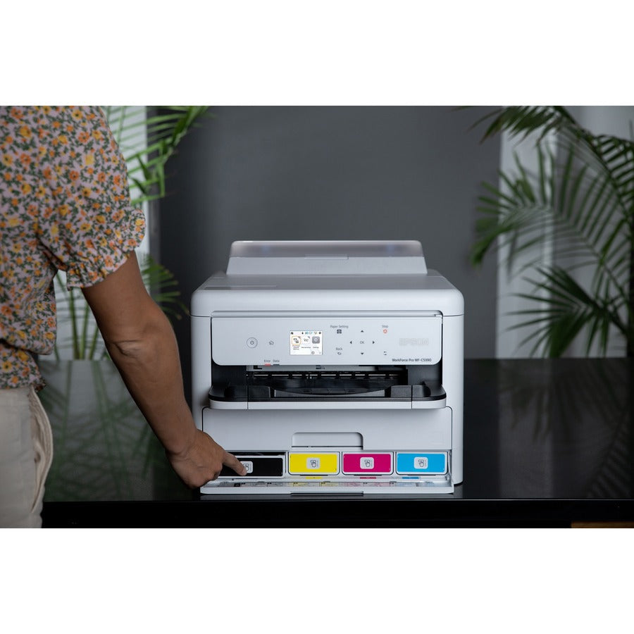 Epson WorkForce Pro WF-C5390 Wireless Inkjet Printer - Color - Automatic Duplex Print -