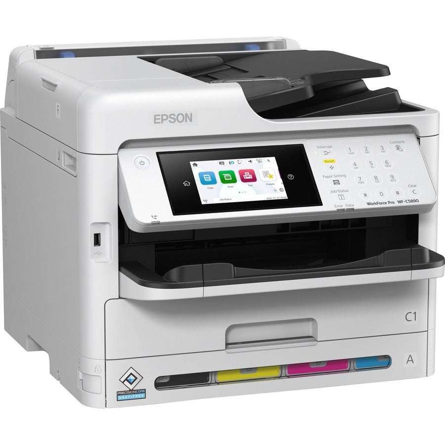 Epson WorkForce Pro WF-C5890 Wireless Inkjet Multifunction Printer - Color -