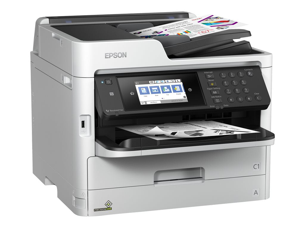 Epson WorkForce Pro WF-M5799 Supertank - Multifunction printer - B/W - ink-jet - Legal (8.5 in x 14 in) (original) - A4/Legal C11CG04201-LB