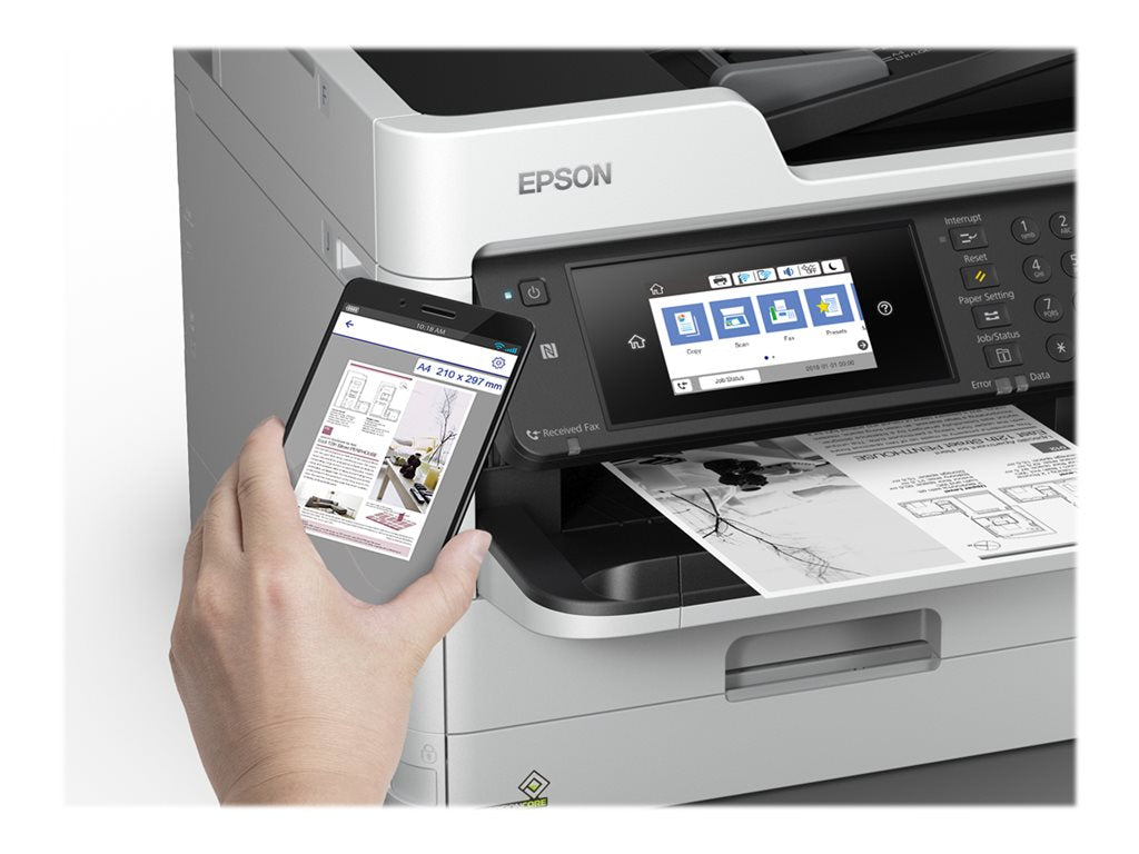 Epson WorkForce Pro WF-M5799 Supertank - Multifunction printer - B/W - ink-jet - Legal (8.5 in x 14 in) (original) - A4/Legal C11CG04201-LB