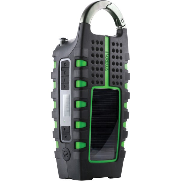 Eton NSP101WXGR Scorpion II AM/FM/NOAA Weatherband Radio and Flashlight, Black