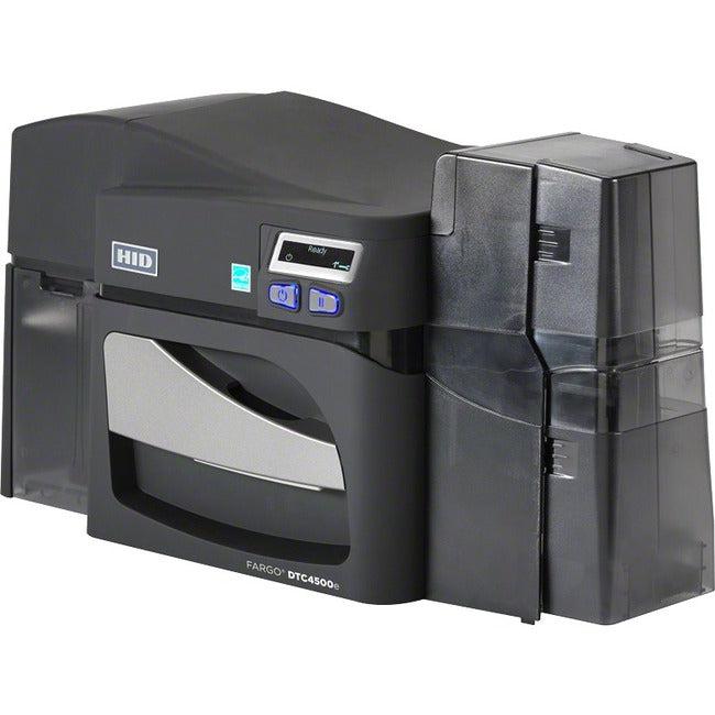 Fargo Dtc4500E Double Sided Desktop Dye Sublimation/Thermal Transfer Printer - Monochrome - Card Print - Ethernet - Usb 055508