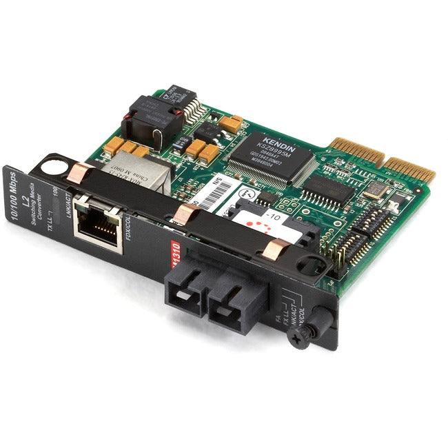 Fast Ethernet (100-Mbps) Managed Media Converter - 10/100-Mbps Copper To 100-Mbp