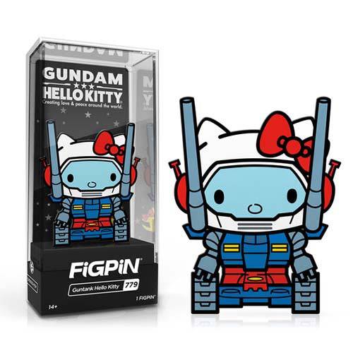 FiGPiN #779 Gundam x Sanrio Guntank Hello Kitty Pin – Limited Edition Collectible