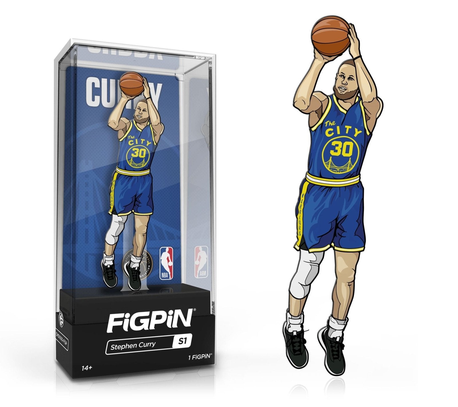 FiGPiN NBA Enamel Pin Stephen Curry Collectible for Fans